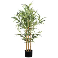 Creativ green Kunstpflanze Bambus 105 cm, Naturstamm