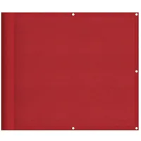 VidaXL Balkon-Sichtschutz Rot 90x800 cm 100% Polyester-Oxford