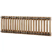KAWOLA Garderobe JACINTA Mangoholz Metall 100 x 33 x 10 cm Braun
