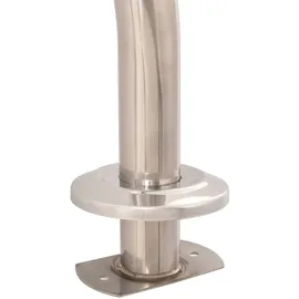 vidaXL Poolleiter 120 cm edelstahl 91760