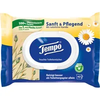 Tempo Feuchtes Toilettenpapier Sanft & Pflegend 1-lagig,