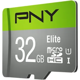PNY microSDHC Elite 32GB Class 10 UHS-I + SD-Adapter