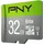 PNY microSDHC Elite 32GB Class 10 UHS-I + SD-Adapter