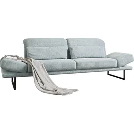 Candy 2-Sitzer 3C CANDY "Mallow Designsofa mit Komfortfunktionen, modern und bequem", grün (mint), B:228cm H:83cm T:103cm, 100% Polyester, Sofas, Verstellbare Armlehne und Kopfteil, manuelle Sitztiefenverstellung