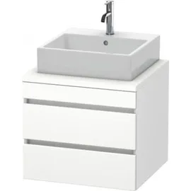Duravit Waschtischunterschrank 2 Schubkästen 60 x 54,8 cm Grau/Weiß Matt
