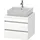 Duravit Waschtischunterschrank 2 Schubkästen 60 x 54,8 cm Grau/Weiß Matt