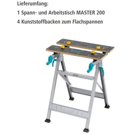 WOLFCRAFT Arbeitstisch MDF 64,5 x 30,0 cm bunt