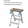 WOLFCRAFT Arbeitstisch MDF 64,5 x 30,0 cm bunt