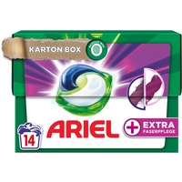 Ariel Allin1 PODS Waschmittelkapseln + Extra Faserpflege, Tiefenreinigung Und Extra Faserpflege, 14 Waschladungen