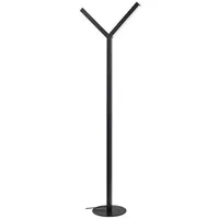 LUCANDE LED-Stehleuchte Ilian, schwarz, Metall, CCT, dimmbar