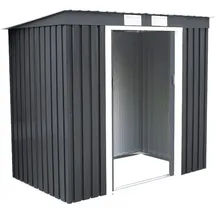 Costway Metallgerätehaus 213 x 130 cm dunkelgrau
