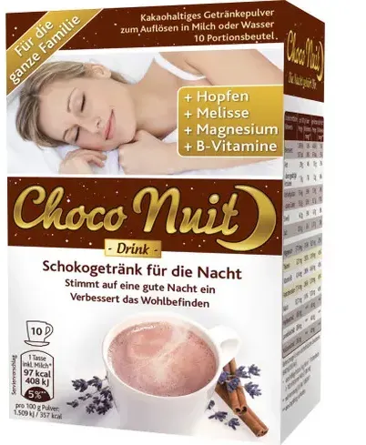 Choco Nuit Drink Schokogetränk für eine gute Nacht