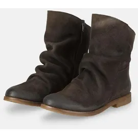 felmini wide fit Stiefelette Stiefelette Veloursleder | Braun - 40