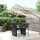 vidaXL Gartenbar Set 5-tlg. Schwarz
