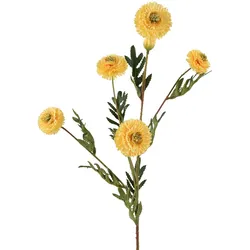 Kunstblume CHRYSANTHEME - gelb