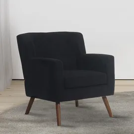 CLP Sessel Kioni Cordbezug, schwarz