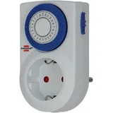 Brennenstuhl 1506160 Steckdosen-Zeitschaltuhr analog Tagesprogramm 3500W IP20