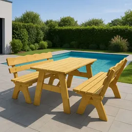 TPFGarden Drieburg Set 4-tlg. Braun