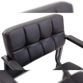 CLP 2er Set Besucherstühle Canada B Kunstleder schwarz