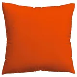 schlafgut Woven Satin, Dunkelorange, Textil, Uni, 80x80 cm - Oeko-Tex®, AZO-frei, Oeko-Tex® Standard 100, bügelleicht, bügelfrei, Wohntextilien, Bezüge, Kopfkissenbezüge