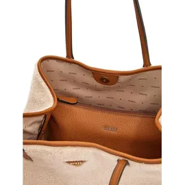 GUESS Shopper Victtoria 2 in 1 Tote L Natural / Cognac