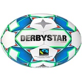 derbystar Gamma S-Light V22 Fußball Weiss Blau Grün 3