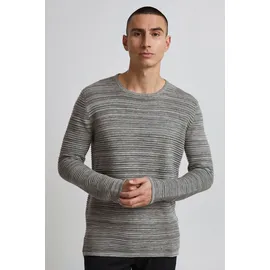 !Solid Rundhalspullover grau XL
