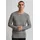 !Solid Rundhalspullover grau XL