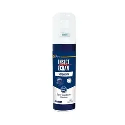 INSECT ECRAN - Spray vêtements insecticide protection contre les piqûres de moustiques dès 24 mois 100 ml