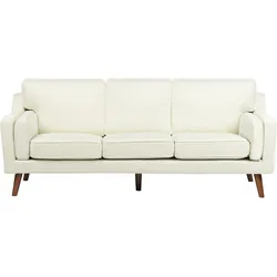 3-Sitzer Sofa cremeweiß LOKKA