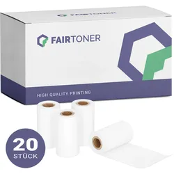 FairToner Kassenrollen 20x 80mm x 50m x 12mm 60mm