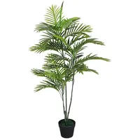 Spetebo Kunstpflanze im Blumentopf 120 cm - Palme /