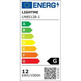 LightMe LM85128 LED EEK G (A - G) E27 Reflektor 12W = 116W Neutralweiß (Ø x L) 122mm x 132mm 1St.