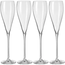Fink Champagnerglas »PREMIO«, (Set, 4 tlg.), Sektglas, Champagnerflöte, 4er Set, transparent, farblos