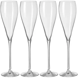 Fink Champagnerglas »PREMIO«, (Set, 4 tlg.), Sektglas, Champagnerflöte, 4er Set, transparent, farblos