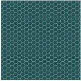 CONTOUR Vliestapete Hexagon Chic 1005x52 cm 10 m Grün