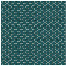 CONTOUR Vliestapete Hexagon Chic 1005x52 cm 10 m Grün