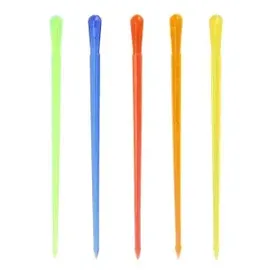 Papstar Party-Picker 8 cm 500 St. Blau/Gelb/Grün/Orange/Rot/Mehrfarbig