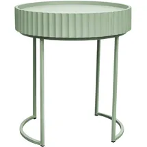 [en.casa] Beistelltisch Rill 46xØ40 cm Mintgrün