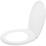 Aloni WC Sitz Toilettendeckel mit Softclose Absenkautomatik Weiß
