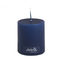 Sovie CANDLES Stumpenkerze 60 mm dunkelblau