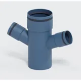 POLOPLAST Polo Kal Xs Doppelabzweig Dn 90/50/50, 67,5 Grad, Horizontal