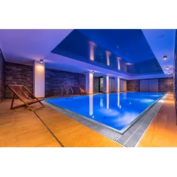 Edelstahlpool mit Überlauf