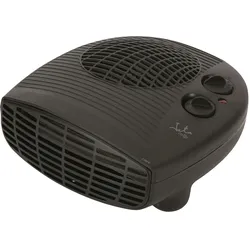 JATA Elektroheizung TV63 mit einstellbarem Thermostat. 2000 W. 2 Heizstufen und Gebläse. Schnelles Aufheizen. Frontgitter aus Metall