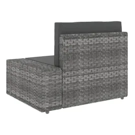 vidaXL Garten-Lounge-Set grau 49527