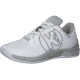 Kempa Attack Pro 2.0 Women Damen Sneaker Laufschuhe Sportschuhe Turnschuhe Handball Jogging Outdoor Freizeit Shoes-leicht und atmungsaktiv, Weiß Grau, 36EU