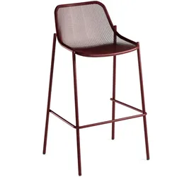 Emu Round Barhocker, intensives rot