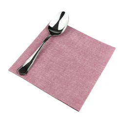 Schachtel mit 600 Papierservietten 40x40 mit verzierter Spitze – Burgundy Cowboys