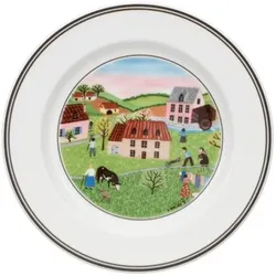 Villeroy & Boch Design Naif Brotteller / Dessertteller Mühle 17cm