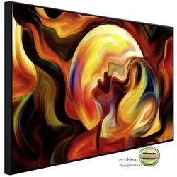 papermoon Infrarotheizung »EcoHeat - Abstrakt Gesicht«, Matt-Effekt - bunt